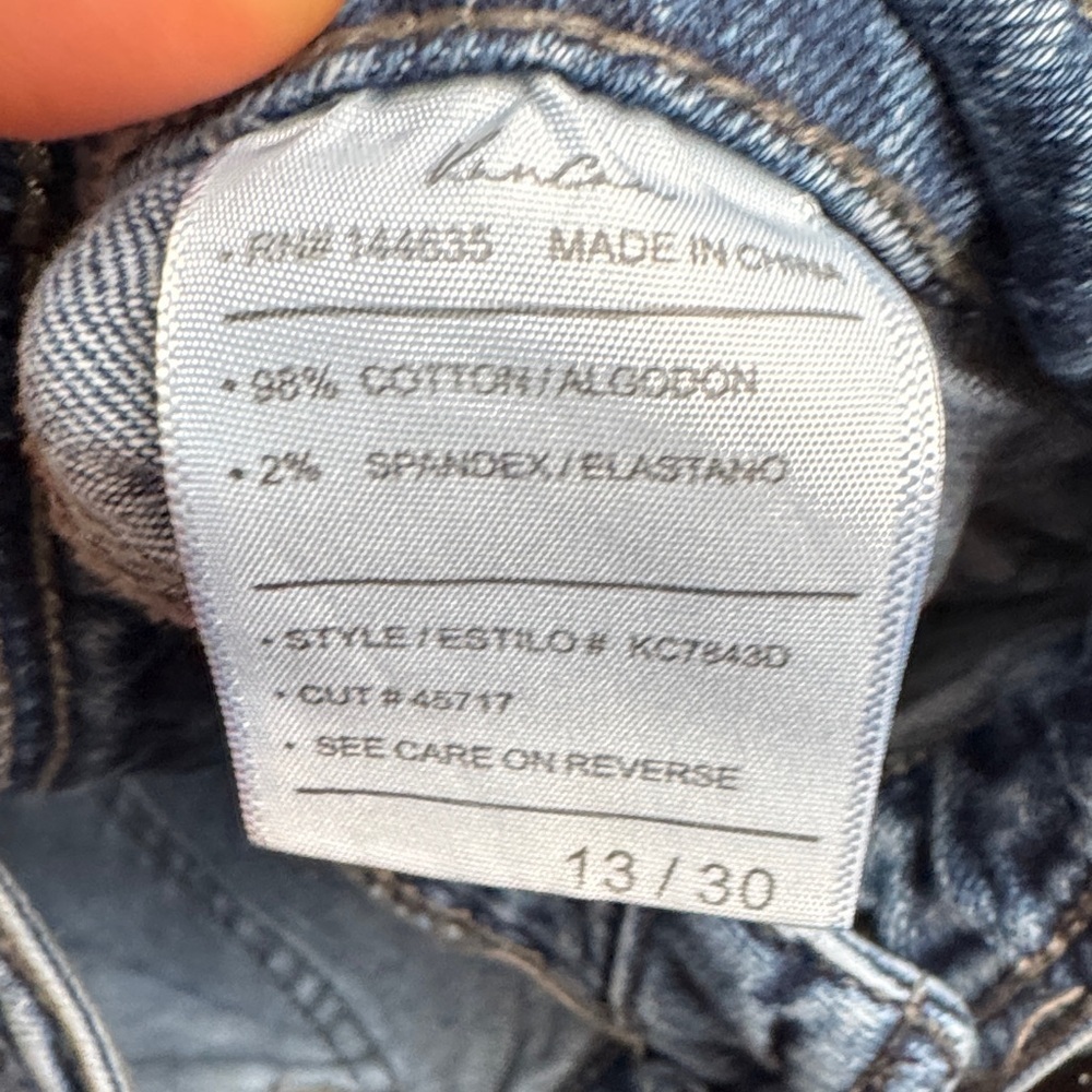 KanCan Light Blue Straight Leg Cargo Jeans - Picture 8 of 15